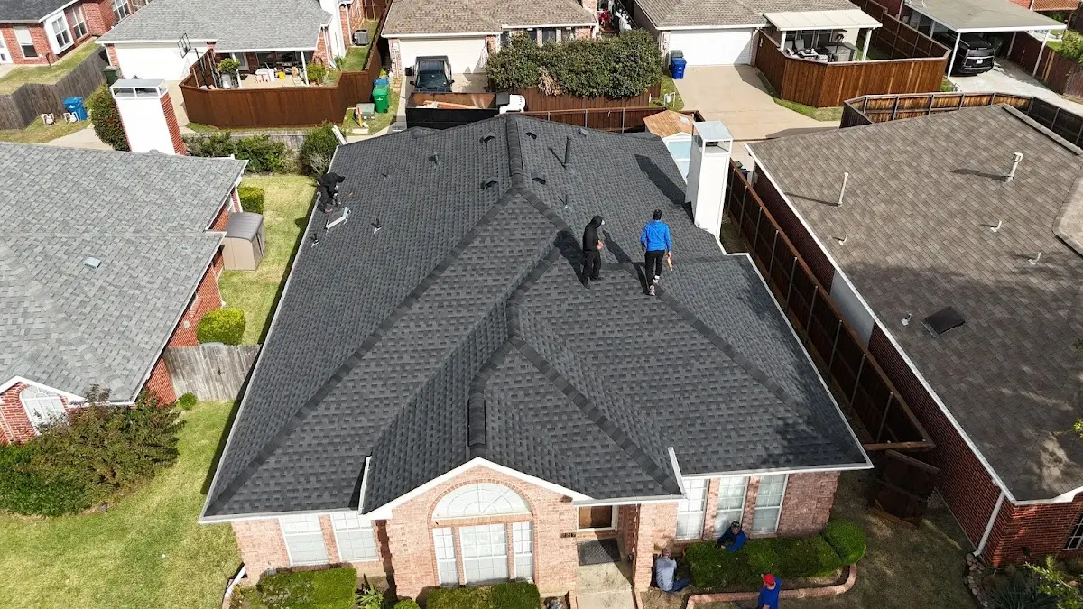 Slate & Tile Roof Repair work in progress on a St. Gabriel property